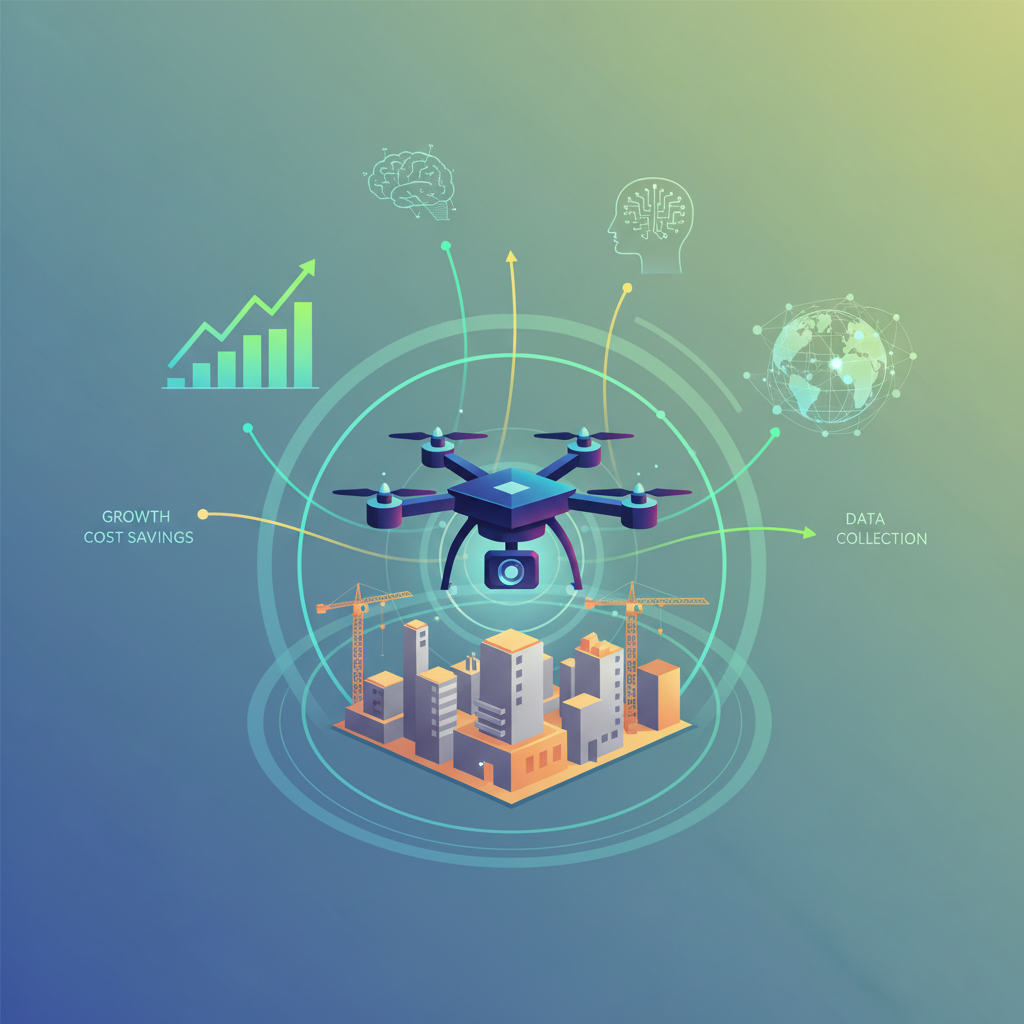 Lợi Ích "Nhãn Tiền" Khi Đưa Drone Vào Công Trường: "Đầu Tư Một, Lời Mười"