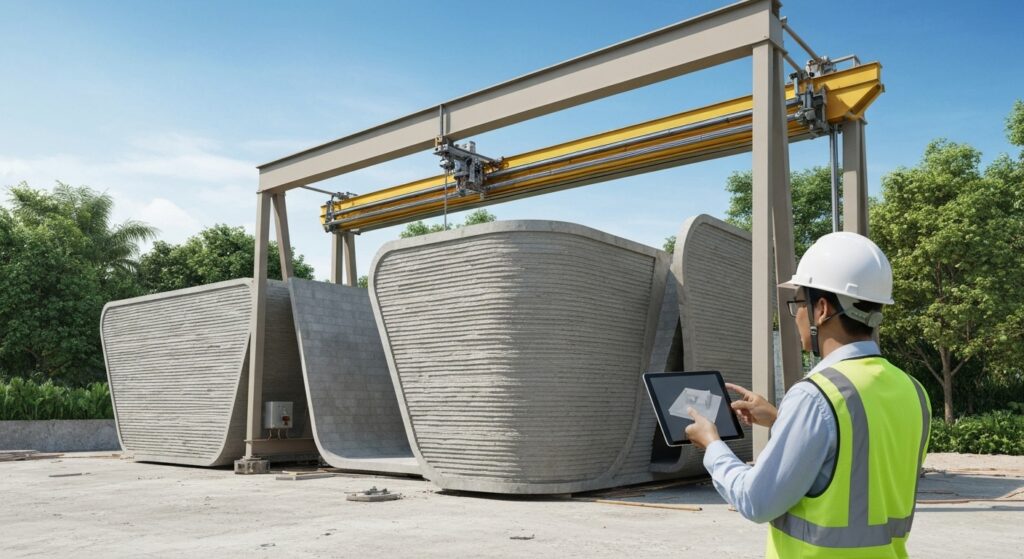 Máy in 3D cho Công trình