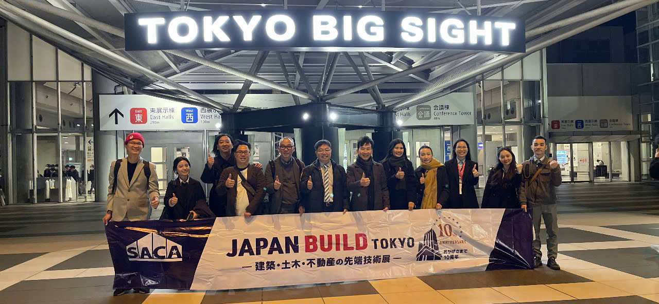 NexConstruct cùng thành viên hiệp hội SACA tại TokyoBuil Japan